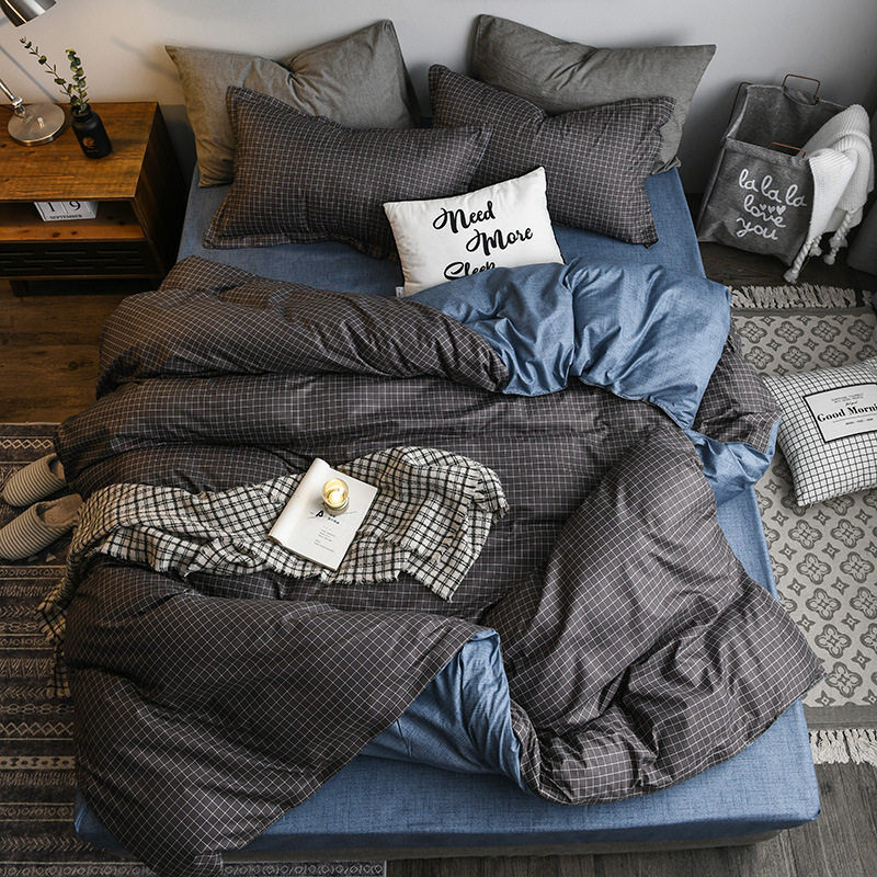 Bed sheets set quilt duvet cover bedding 4