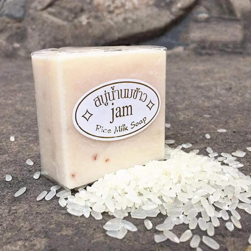 Rice Soap Jasmine Handmade Control Oil Whitening Moisturizing