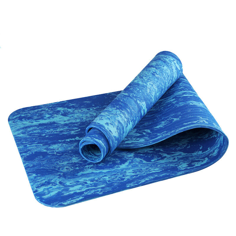 Two color yoga mat cloud