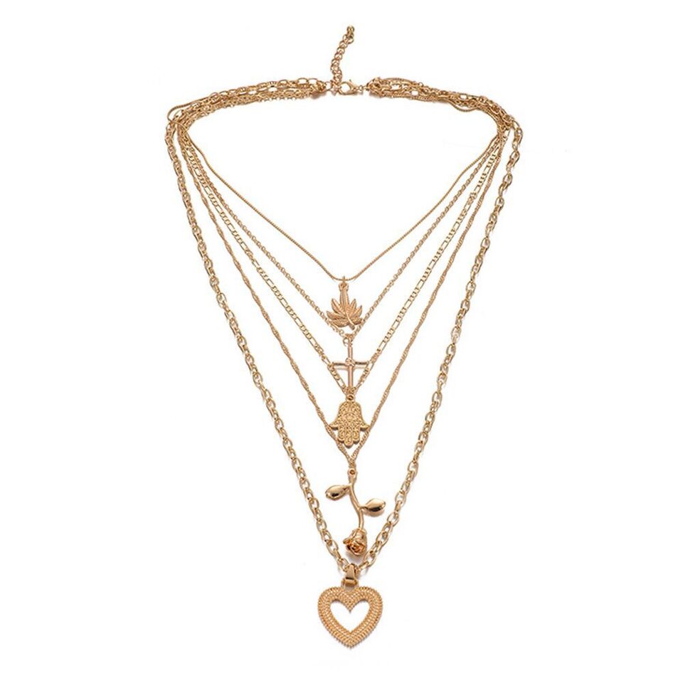 Vintage necklace pendant alloy