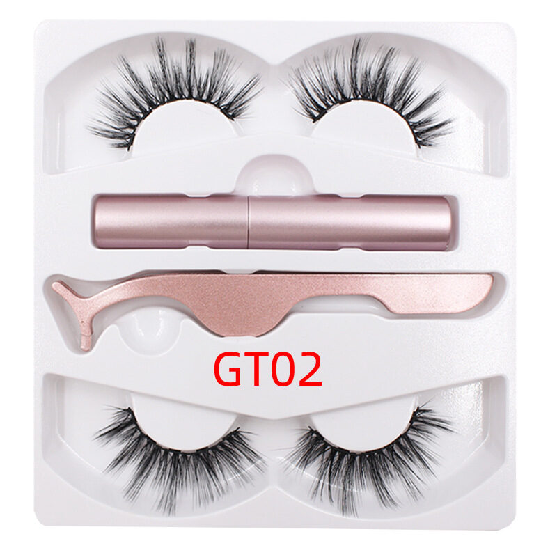 Magnetic Liquid Eyeliner & False Eyelashes & Tweezer