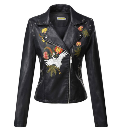 Leather coats Motorcycle Jacket Black Outerwear PU
