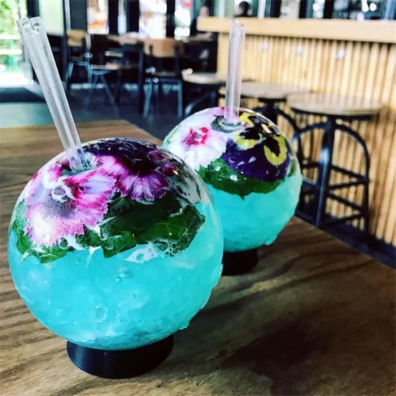 Round Cocktail Glass High Borosilicate Lead-free for Juice