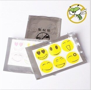 Summer Smile Mosquito Sticker Cartoon Repellent 6 Pieces