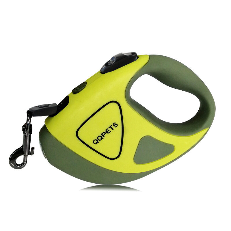 Pet Dog Automatic Retractable Fiber Leash Night Safety