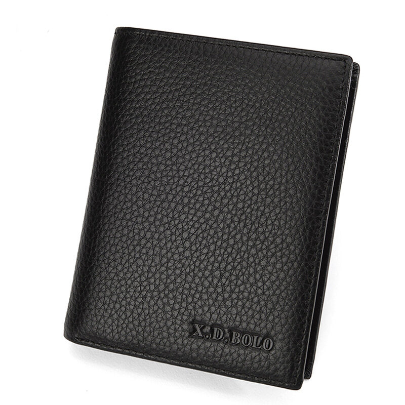 Men's Leather Wallets Ultra-thin First Layer Cowhide Short