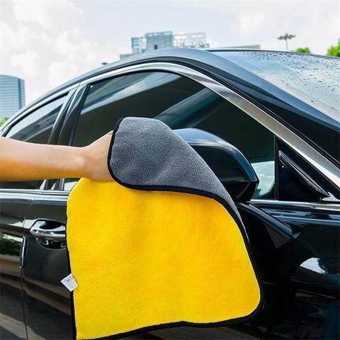 Two-color Couble-sided Car Dual-use Cleaning Wash Towel