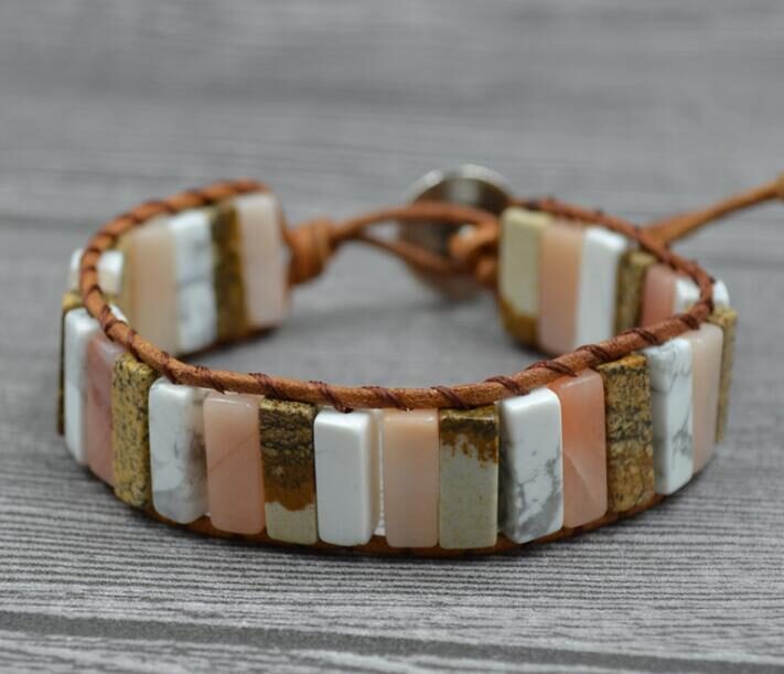 Chakra Bracelet Jewelry Handmade Multi Color Natural Stone