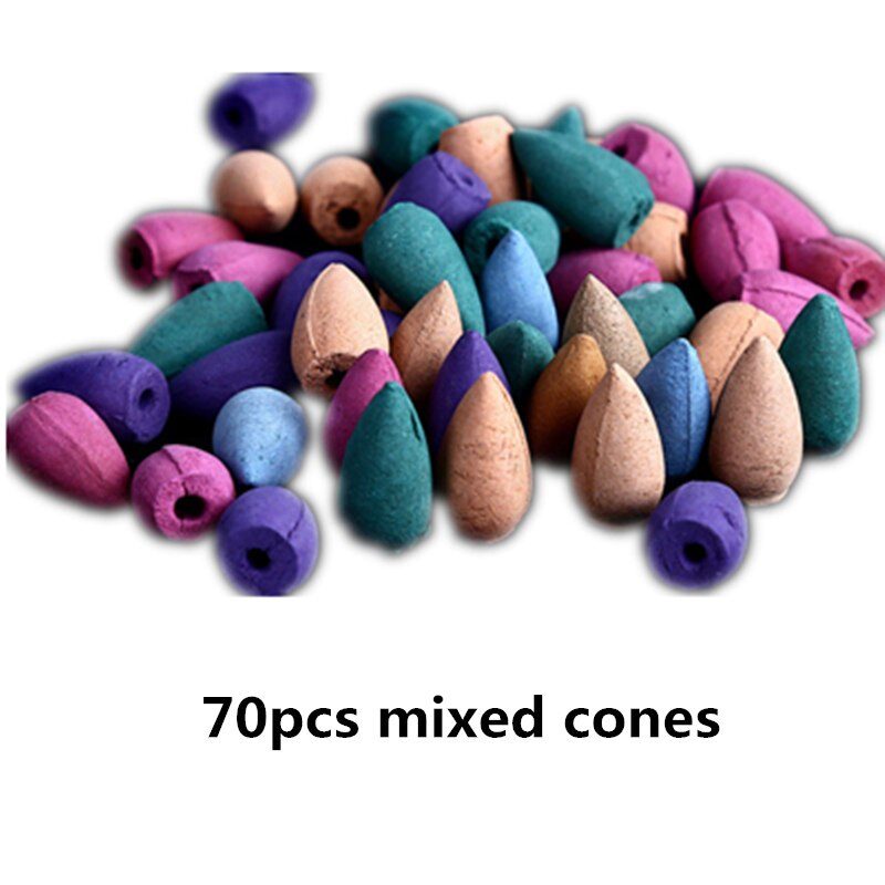 Square Incense Ceramic Backflow Burner Creative Home Decor