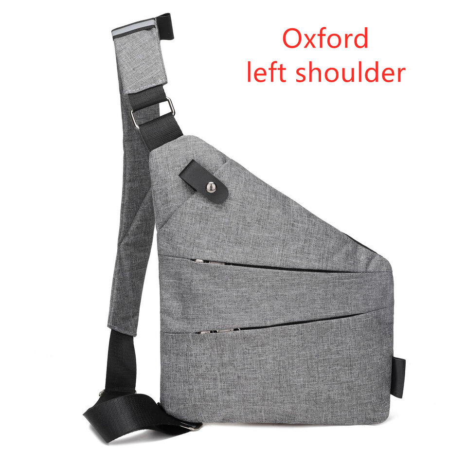 Digital canvas bag for men's chest