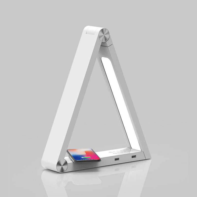 LED Wireless Charging Long Arm Desk Lamp Dimming