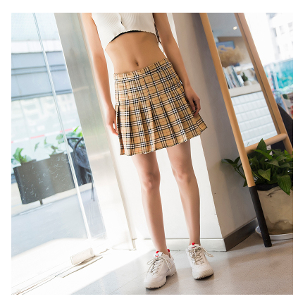 Pleated skirt