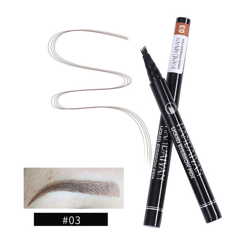 Microblading Eyebrow Pencil Waterproof Fork Tip Tattoo Pen