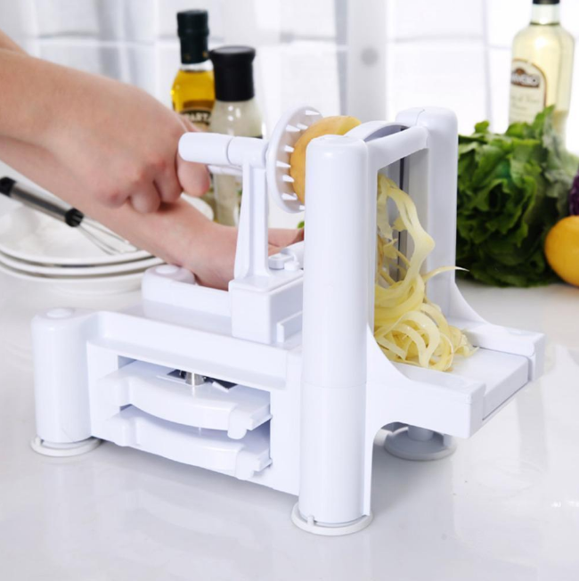 Multi-function Hand-rotating Push-type Vegetable Cutter Shredder Potato