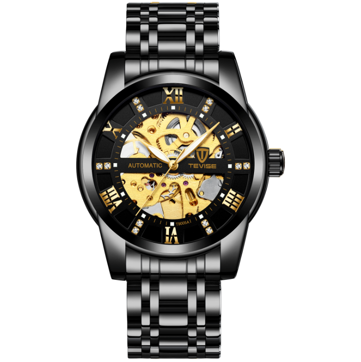 Men''s Fashion Watch Automatic Mechanical Hollow Waterproof