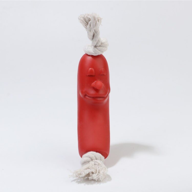 Puppy Funny Ham Sausage Dog Chew Toys Pet