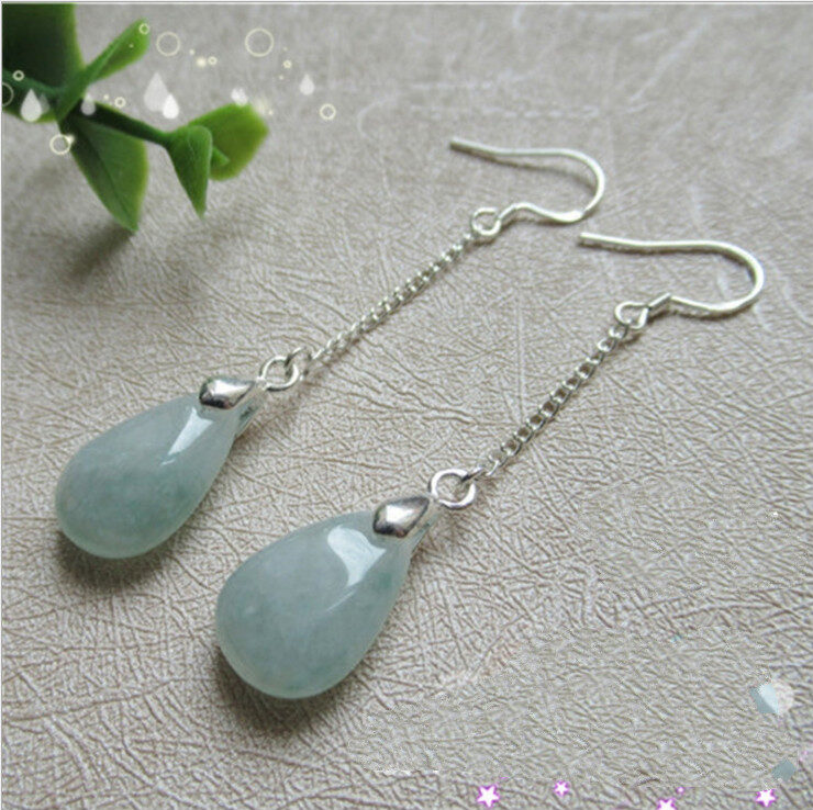 Jade earrings for women