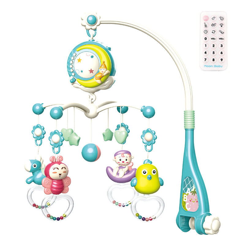 Baby Rattles Crib Mobiles Toy Holder Rotating Mobile