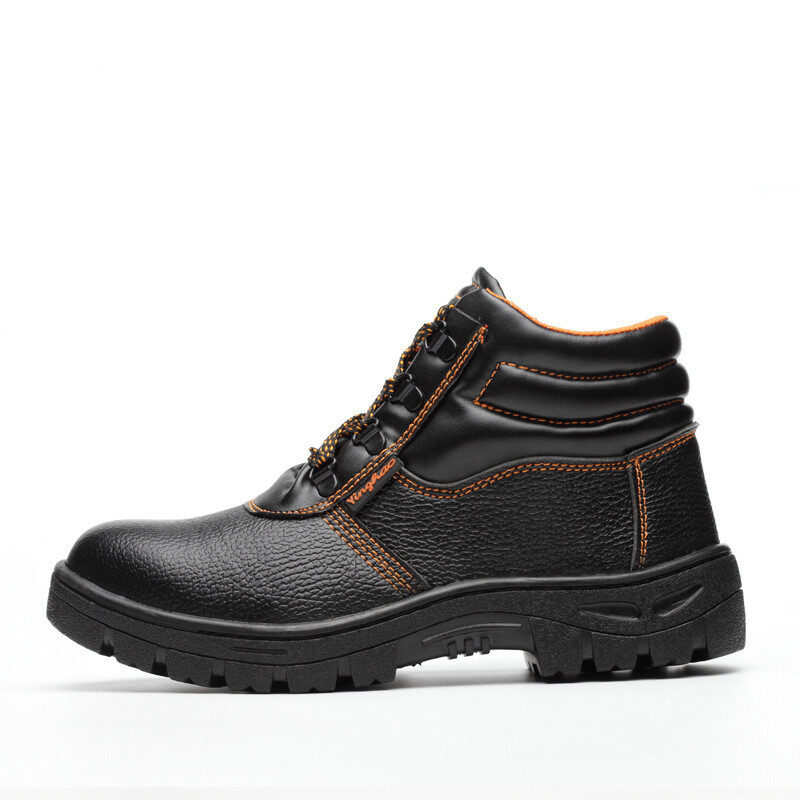 Work shoes steel toe high-top