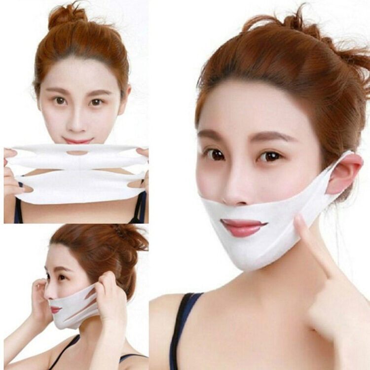 4D Double V Face Hanging Ear Paste Hydrogel