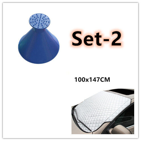 Car snow block front windshield antifreeze cover winter