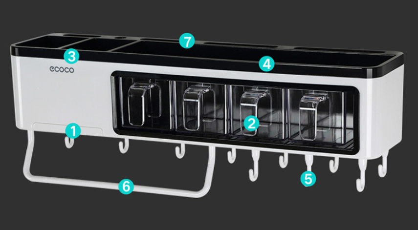 New kitchen storage box Multi-function wall-mounted racks Tool