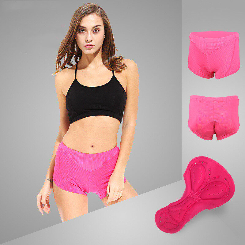Riding underwear men and women silicone pad bicycle