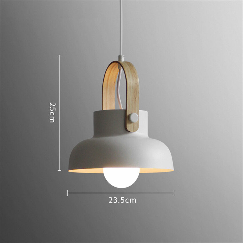 Nordic Loft LED Iron Pendant Lights Restaurant Room