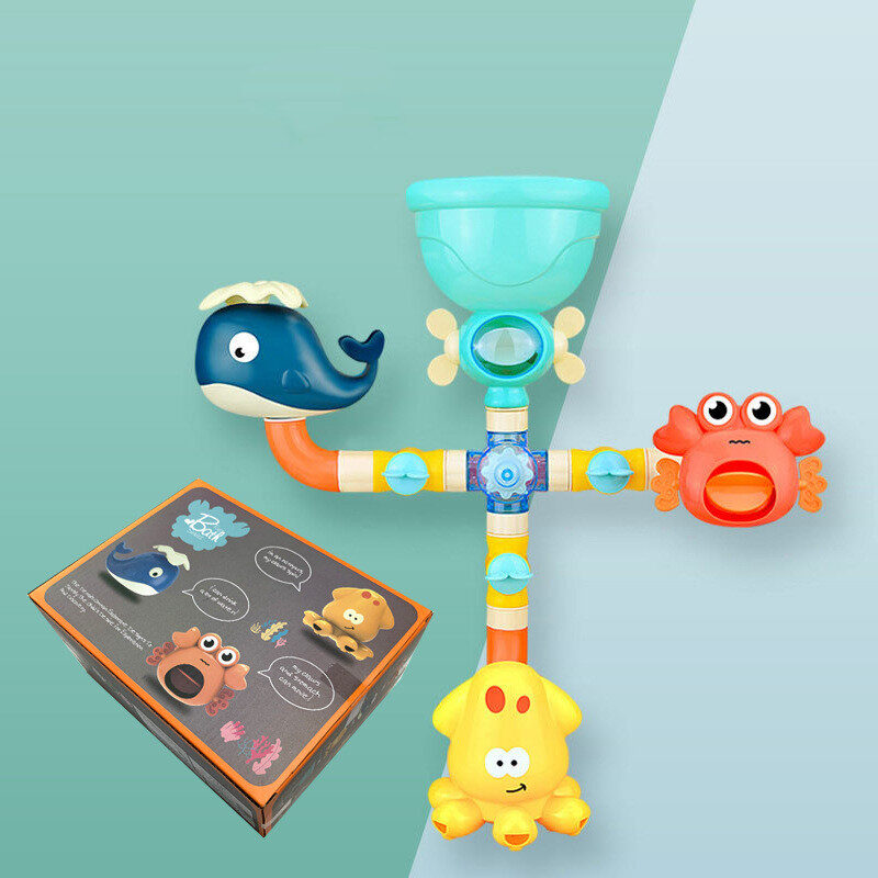 Baby Bath Toys Water Game Octopus Crab Model