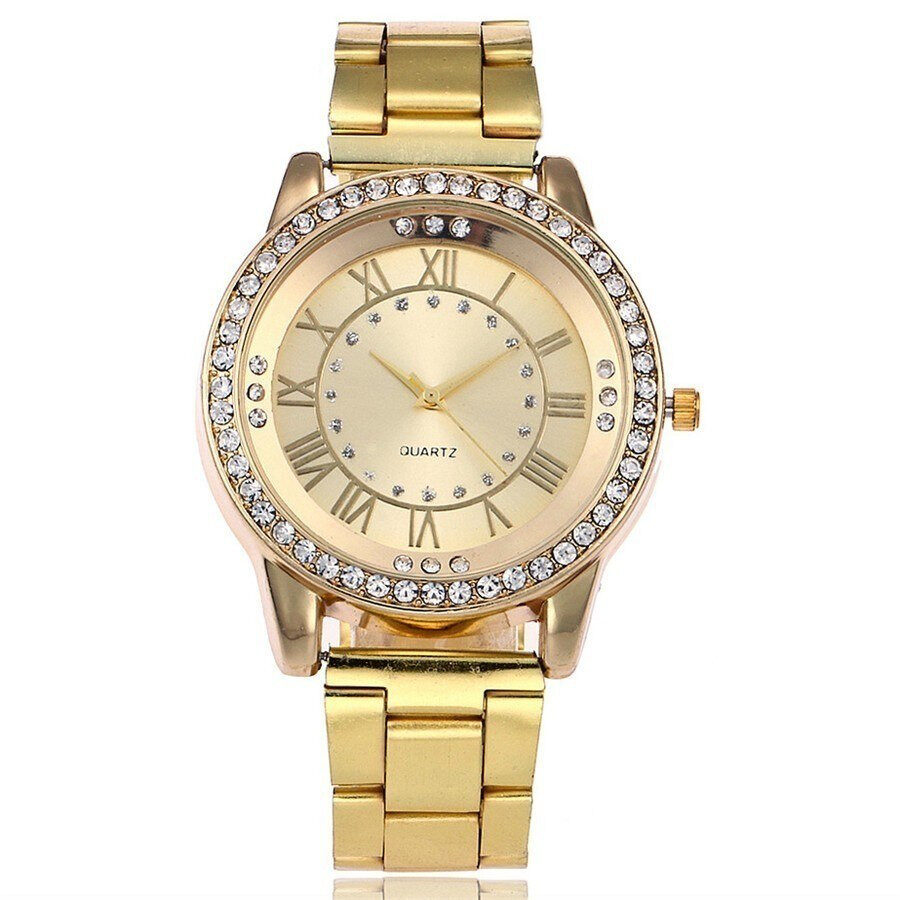 Vansvar Brand Rose Gold Watch Luxury Women Dress