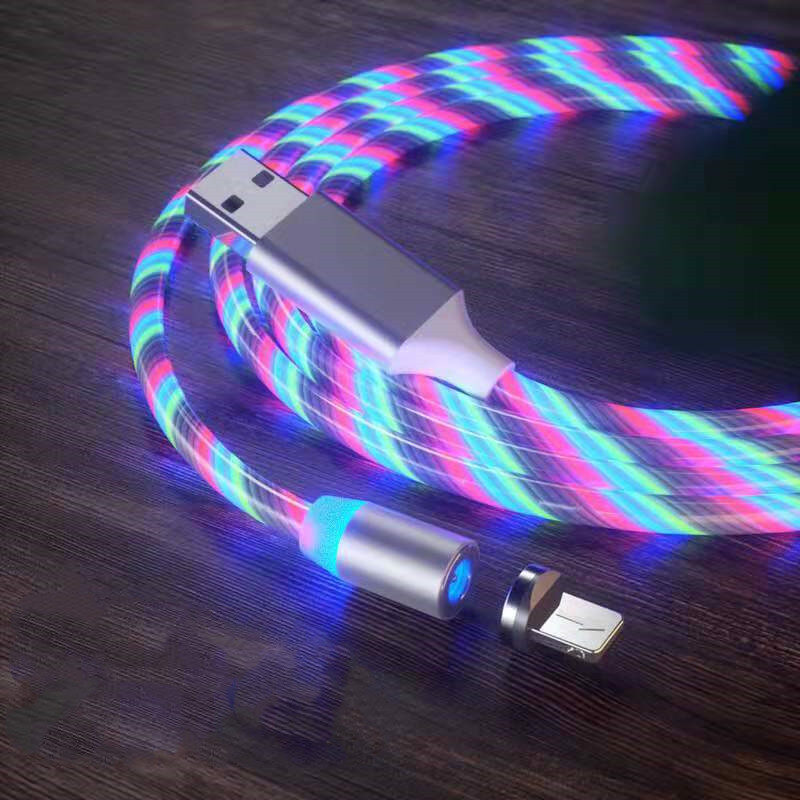 Magnetic Charging Cable Streamer Fast Lighting Micro USB