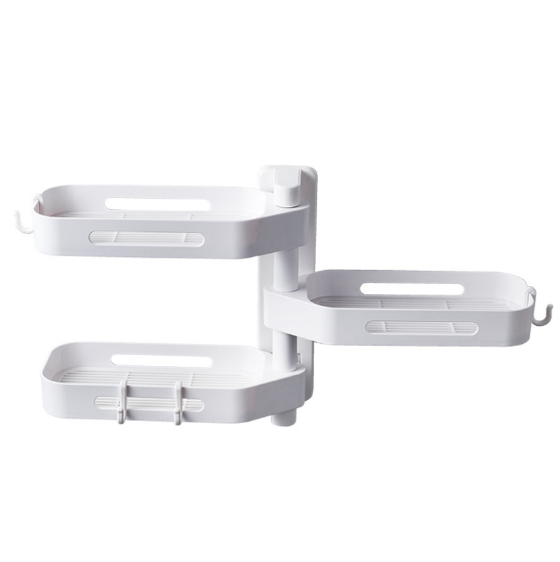 Rotating wall-mounted storage box kitchen bathroom toilet debris