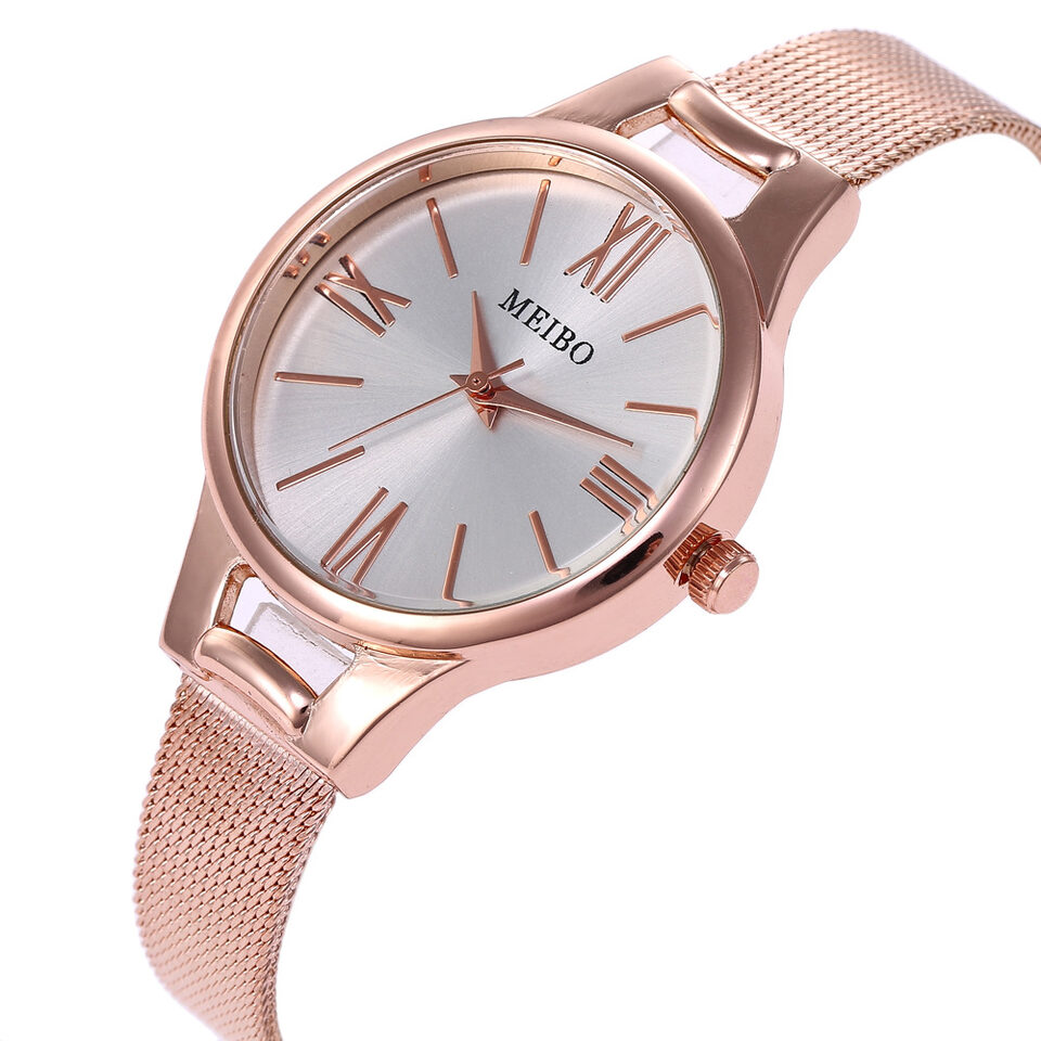 Harmony Sale Pin Buckle Round Glass Rose Gold