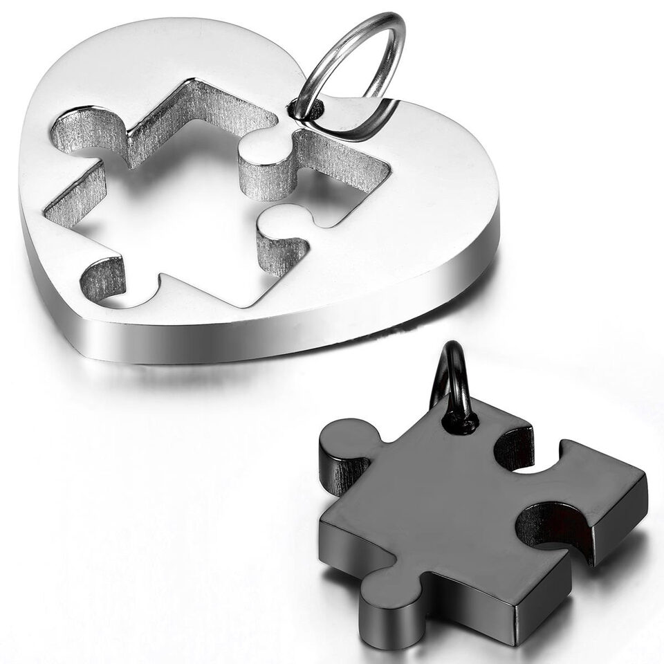 Love Pendant Necklace Couple Jewelry