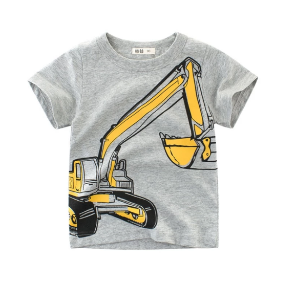 Children's Wear Summer New Korean Boys Cotton T-shirt