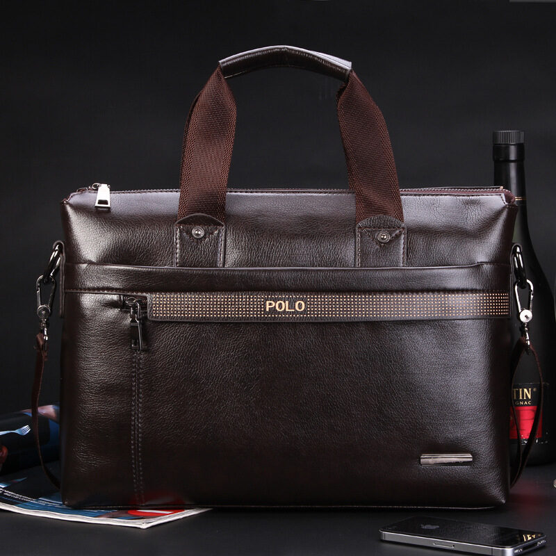 Factory new men's Fashion Bag Satchel business casual
