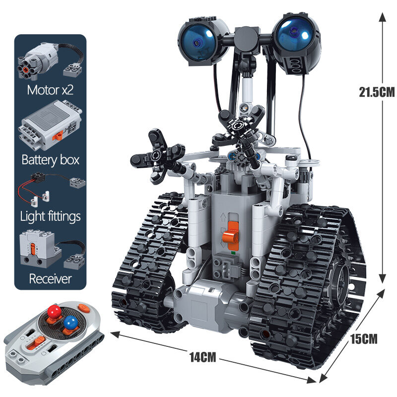 Robot electric block control boy toy building blocks