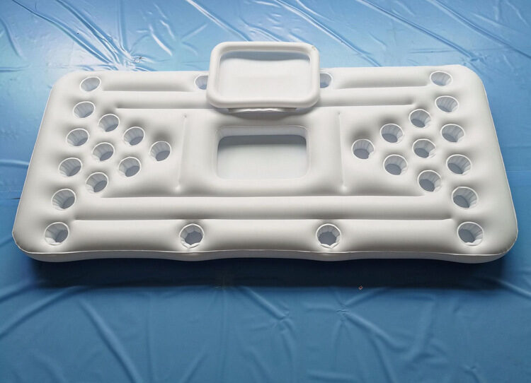 Inflatable Beer Pong Buoy. Pool mattress. drinking game
