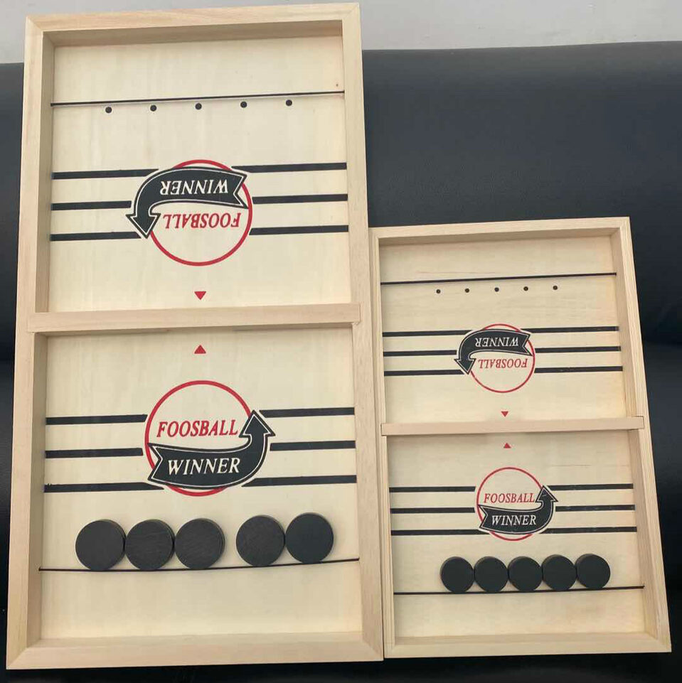 Puck Game Fast Sling Wooden Parent-child Interactive Chess
