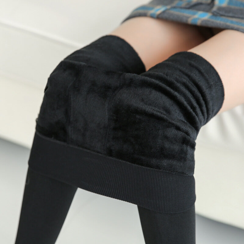 Fashionable Warm Fur Leggings Winter Body Legs Keep