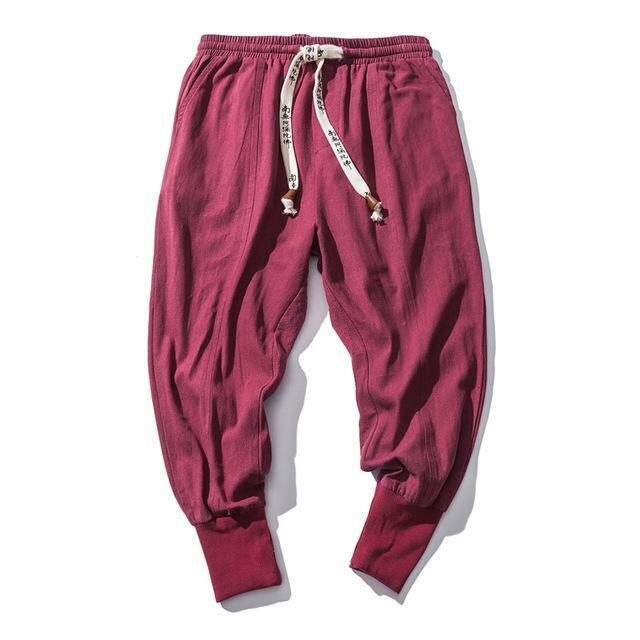 Cotton And Linen Feet Jarem Pants Tide Hip