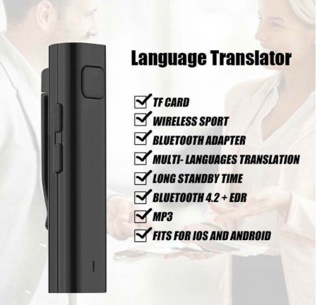 Smart Instant Voice Translator Mini Bluetooth Real Time