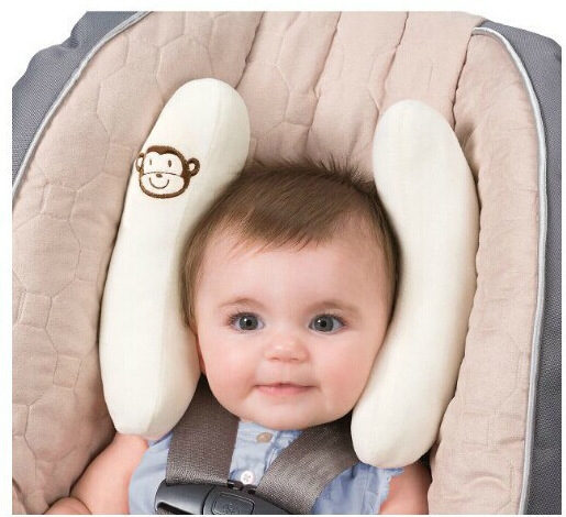 Baby head shaped pillow banana