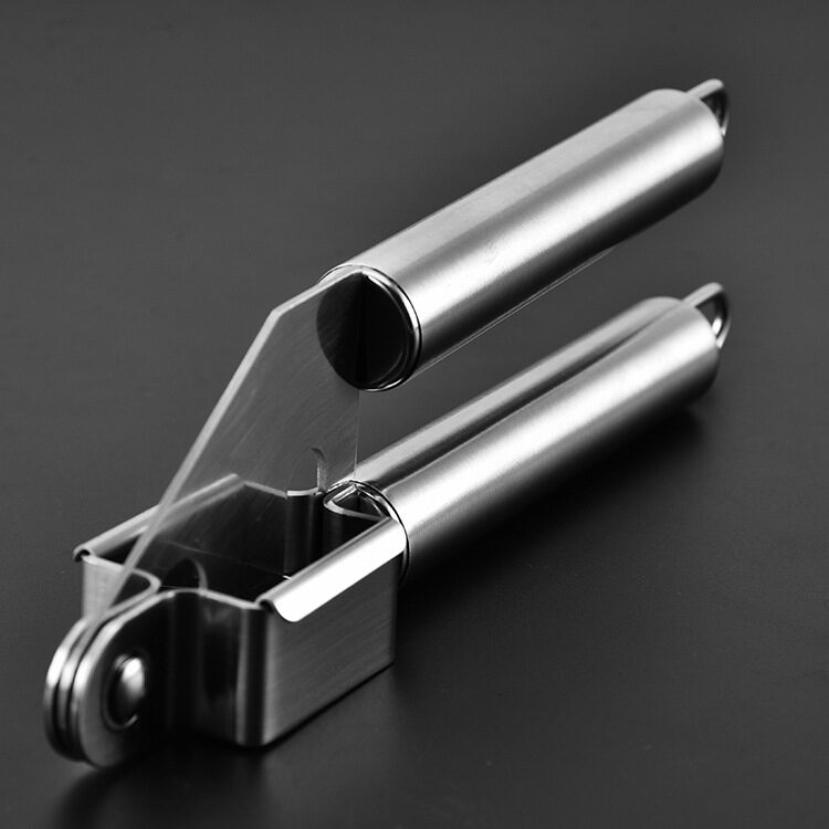 Multi-function cutting garlic stainless steel press