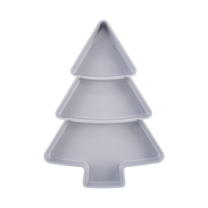 Christmas Tree Shaped Fruit Platter Creative Plates Storage