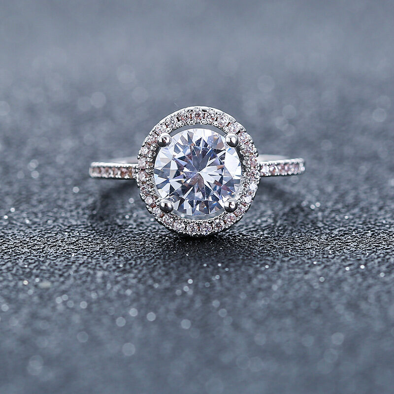 Wedding Engagement Ring Factory zircon Nvjie paktong explosion