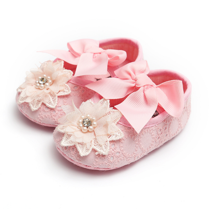 Floret lace women's baby shoes soft soled walking