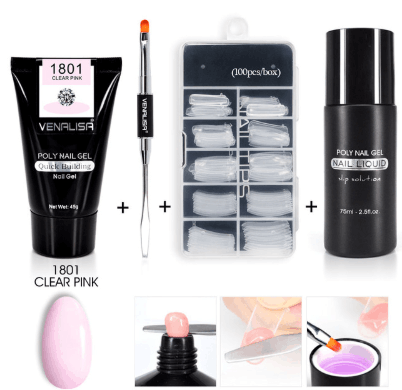 Venalisa Poly Nail Gel Kit Fesign Builder Acrylic