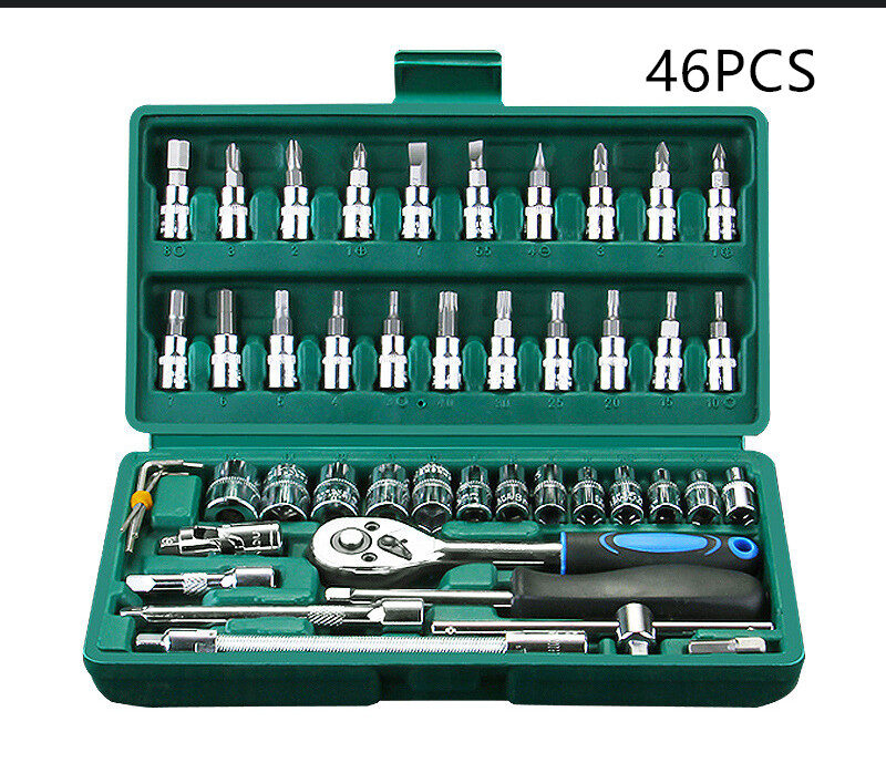Socket wrench set fast