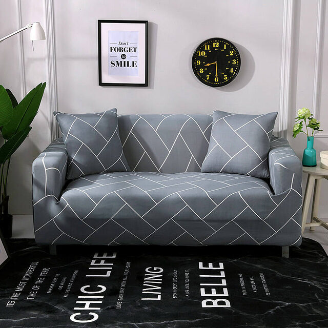 Printed sofa cushion cover